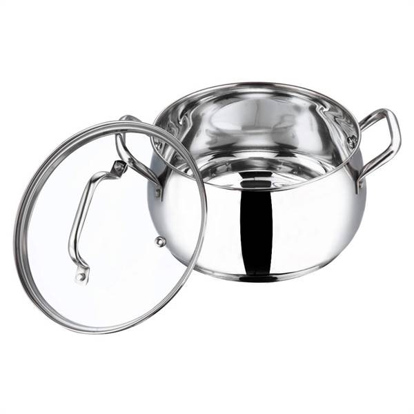 Vinod Stainless Steel Almaty Casserole with Glass lid
